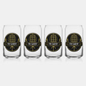 Concurrerend Zwaard Schermen Blikvorm Glas (Achterkant)