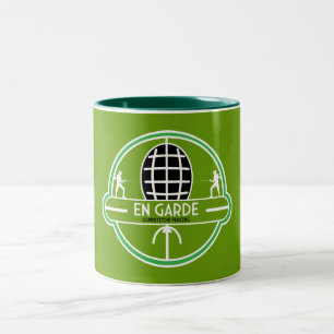 Concurrerend Zwaard Schermen Tweekleurige Koffiemok