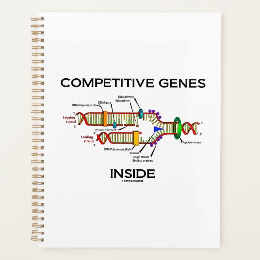 Concurrerende genen in DNA-replicatie-Humor Planner (Voorkant)