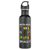 Concurrerende puzzelkuil moet em met alle snelheid waterfles (Voorkant)