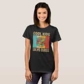 Concurrerende Puzzle Cool Kinder Solve Cubes Spee T-shirt (Voorkant volledig)