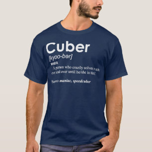 Concurrerende Puzzle Cuber definition Speed Cubing T-shirt
