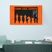 Concurrerende schakers spandoek (Beurs)