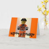 Condamner le prisonnier Minifig Bonne carte d'anni (Fleur jaune)