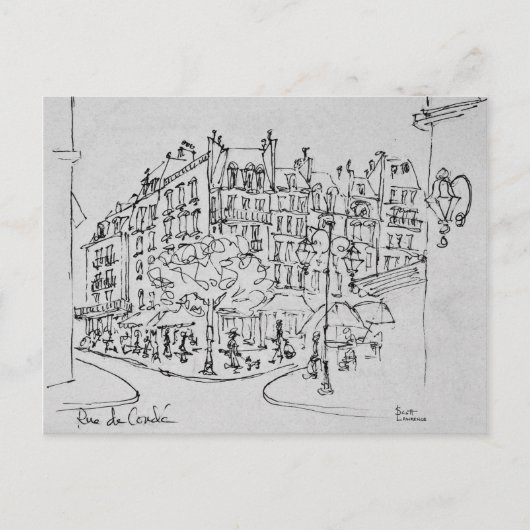 Conde | Jardin du Luxembourg, Parijs Briefkaart (Voorkant)