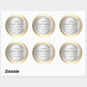 Conditionnement de produits modernes Étiquettes Co (Feuille)