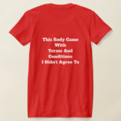 Conditions Générales T-Shirt (Couchage Retour)