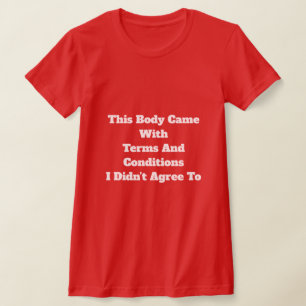 Conditions Générales T-Shirt