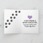 Condoleance voor de kat | Furever in ons hart Kaart (Binnen)