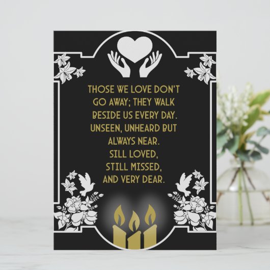 Condoleanceberichten (Staand voorkant)