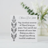 Condoleancekaart 'Voor altijd in onze harten' Kaart (Staand voorkant)