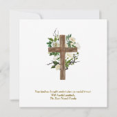 Condoleancekaartje ter dankzegging (Achterkant)