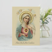 condoleances bedankkaart (Staand voorkant)