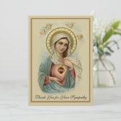 condoleances bedankkaart (Staand voorkant)