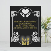 Condoleances Bericht Moeder (Staand voorkant)