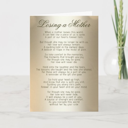 Condoléances | Perdre une carte mère (Devant)