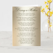 Condoléances | Perdre une carte mère (Fleur jaune)