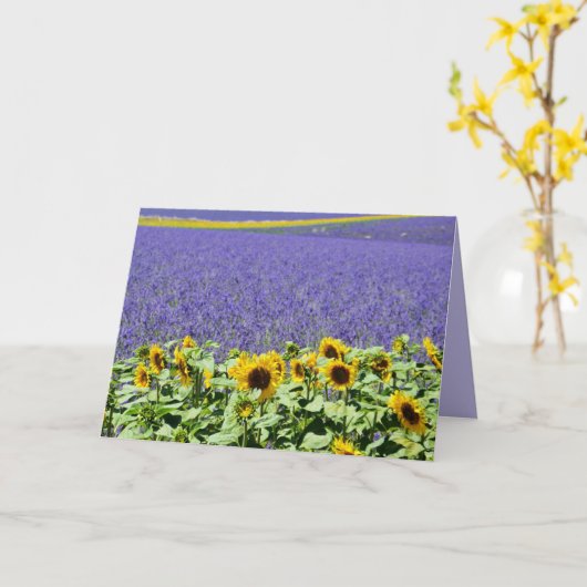 CONDOLÉANCES SYMPATHIE CARTE CHRÉTIENNE (Fleur jaune)