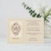 Condolence de Merci catholique espagnole Mary (Debout devant)