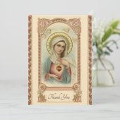 Condolence Sympathie Merci Catholique Marie (Debout devant)