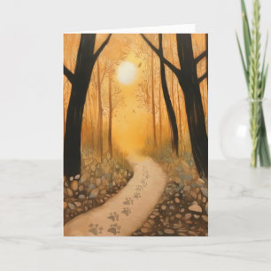 Condolence voor huisdieren kaart