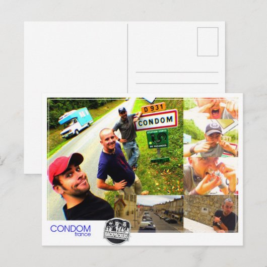 Condom - Carte postale (Devant / Derrière)