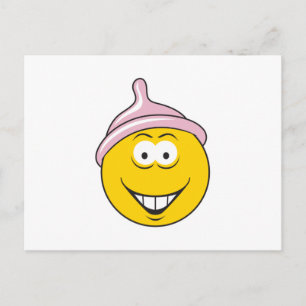 Condom Face Briefkaart