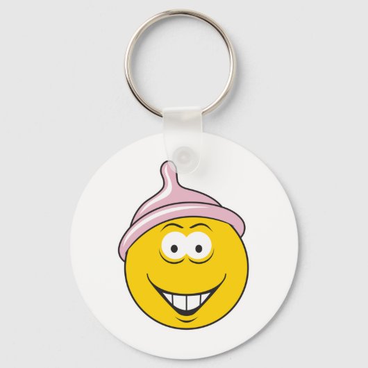 Condom Face Sleutelhanger (Voorkant)