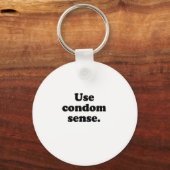 CONDOM SENSE GEBRUIKEN SLEUTELHANGER (Voorkant)