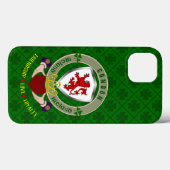 Condon Irish Shield & Claddagh Personalized Case-Mate iPhone Case (Achterkant (horizontaal))