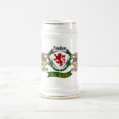 Condon Irish Shield Personalized Bierpul (Center)