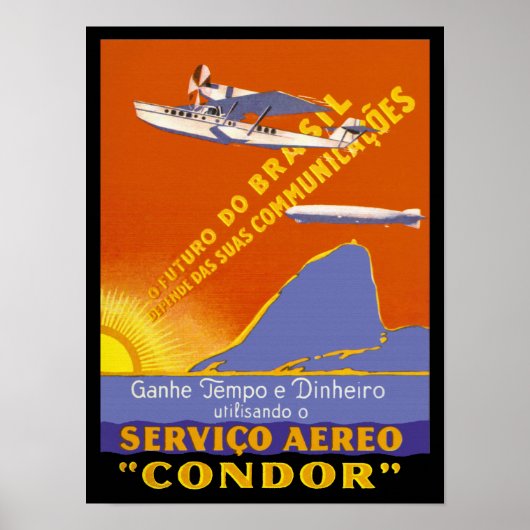 Condor ~ Brazillian Air Service Poster (Voorkant)