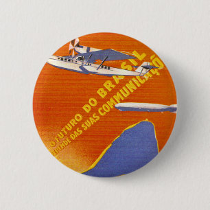 Condor ~ Brazillian Air Service Ronde Button 5,7 Cm