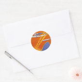 Condor ~ Brazillian Air Service Ronde Sticker (Envelop)