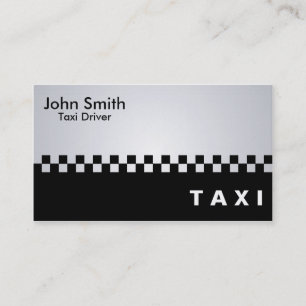 Conducteur de taxi - Carte de visite