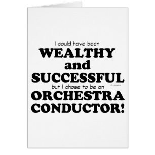 Conducteur d'orchestre riche et réussi