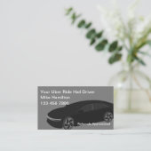 Conducteur Uber Classé Cartes de visite de la voil (Debout devant)