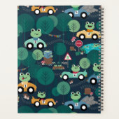 Conducteurs de voitures de course de grenouilles E (Dos)