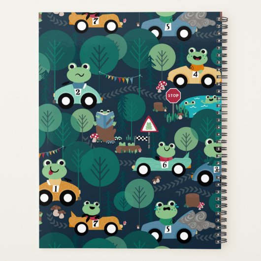 Conducteurs de voitures de course de grenouilles E (Dos)