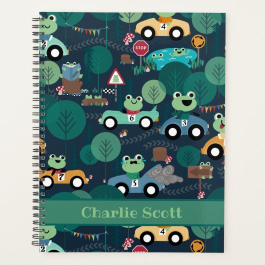 Conducteurs de voitures de course de grenouilles E (Devant)