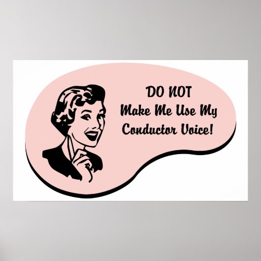 Conductor Voice Poster (Voorkant)