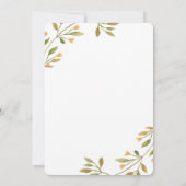 Conduire par Baby shower Citrouille Invitation ave (Dos)