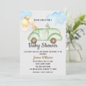 Conduire par Baby shower Invitation (Debout devant)