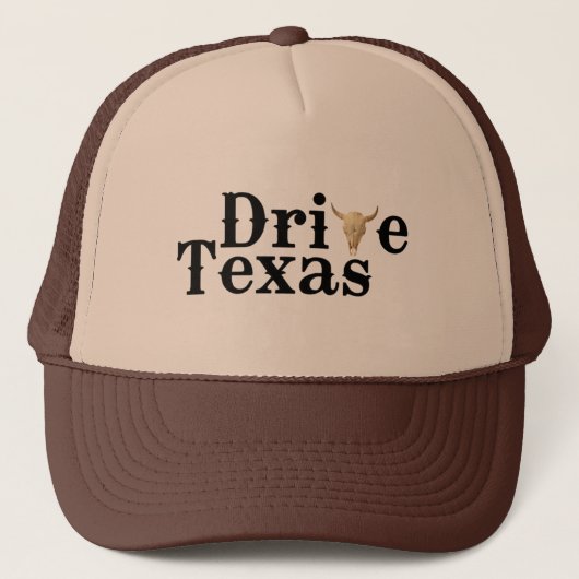 Conduisez le casquette Brown du Texas (Devant)