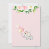 Conduisez par Baby shower Invitation pour les bébé (Dos)