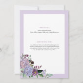 Conduite De Lavande Par Invitation De La Douche Ma (Dos)