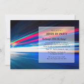 Conduite par Anniversaire Invitation de fête (Devant)