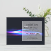 Conduite par Anniversaire Invitation de fête (Debout devant)