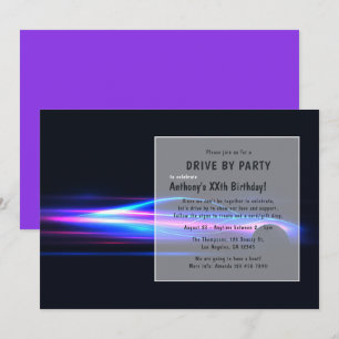 Conduite par Anniversaire Invitation de fête