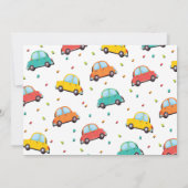 Conduite par Anniversaire Parade Invitation (Dos)